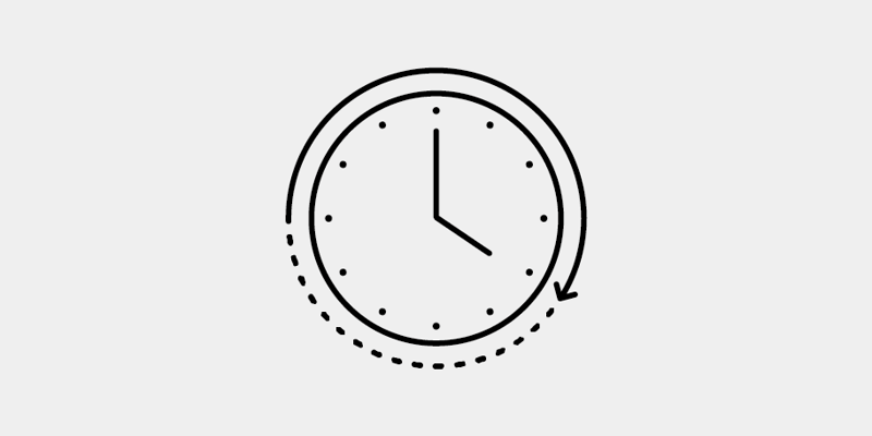 a clock with a hand pointing at the time
