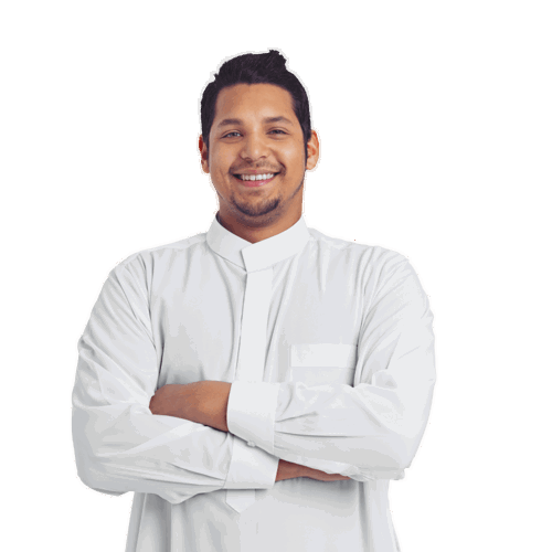 a person in a white shirt
