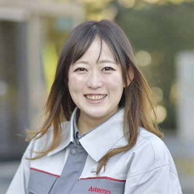 a person smiling for the camera