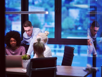 4 People In Boardroom